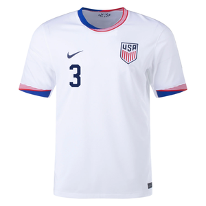 Nike United States Walker Zimmerman Home Jersey 24/25 (White)