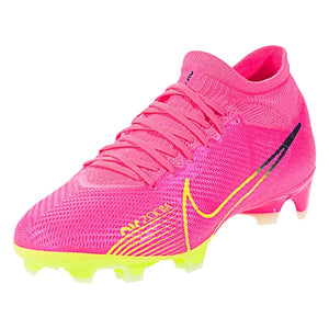 Nike Zoom Vapor 15 Pro FG Soccer Cleats (Pink Blast/Volt-Gridiron)