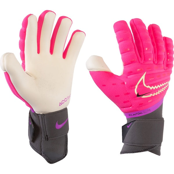 Nike Phantom Elite Goalkeeper Glove (Hyper Pink/Iron Grey/Barely