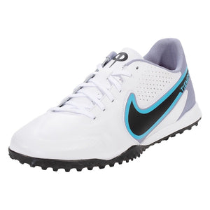 Nike Legend 9 Academy Turf Soccer Shoes (White/Black-Baltic Blue)