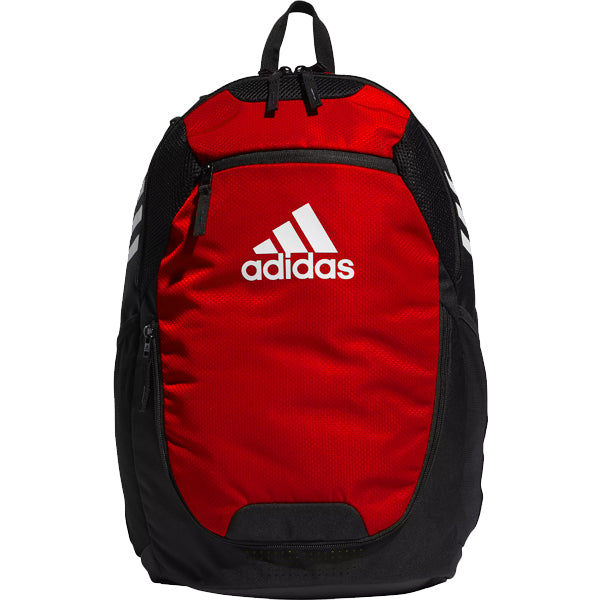 adidas Stadium 3 Backpack (Team Power Red) Soccer Wearhouse