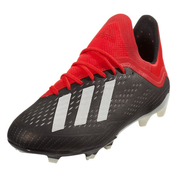 Adidas X 18.1 FG Firm Ground Soccer (Black/Active - Soccer Wearhouse