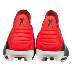 Adidas Jr. X 18.1 FG Firm Ground Soccer Cleats (Black/Active Red) | Soccer Wearhouse