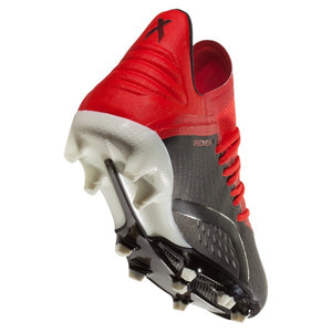 Adidas Jr. X 18.1 FG Firm Ground Soccer Cleats (Black/Active Red) | Soccer Wearhouse