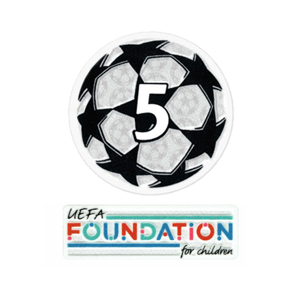 Juego de parches de la Liga de Campeones de la UEFA del Barcelona 21/22