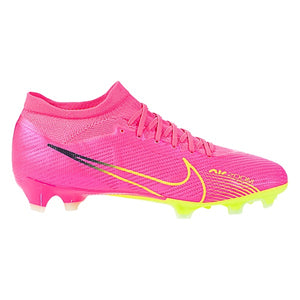 Nike Zoom Vapor 15 Pro FG Soccer Cleats (Pink Blast/Volt-Gridiron)