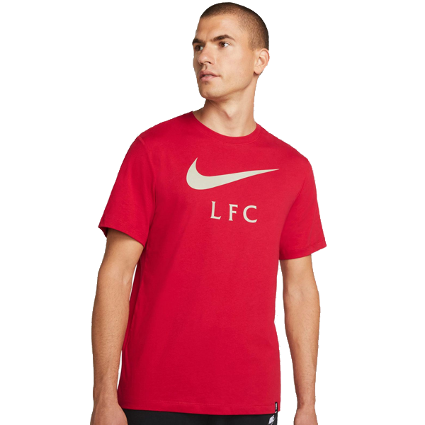 Nike Liverpool Swoosh Club T-Shirt (Gym Red) - Soccer Wearhouse