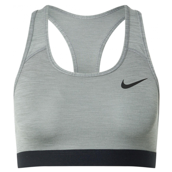 Nike Women's Medium Support Unpadded Sports Bra (Heather Grey)