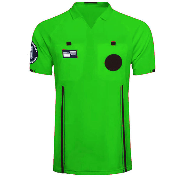 Camiseta Oficial de Árbitro Deportivo 9174 USSF Economy SS (Verde)