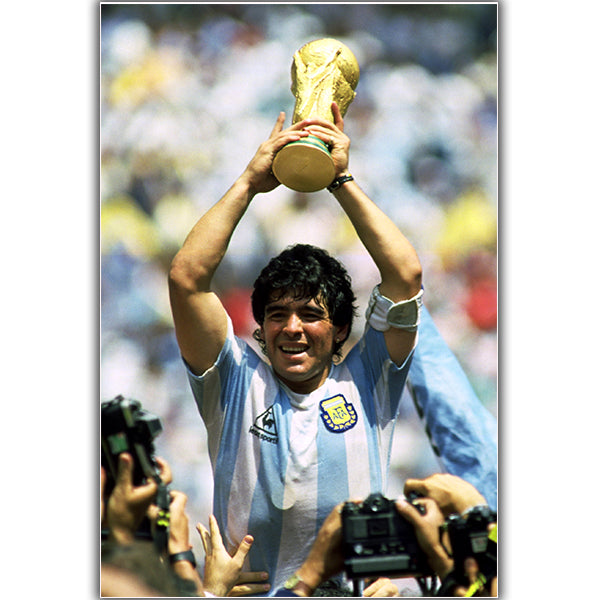 Argentina Maradona World Cup Poster | Soccer Wearhouse