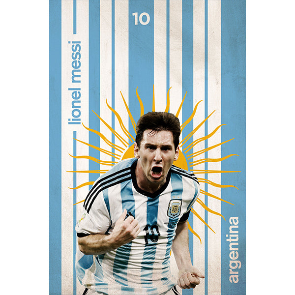 Argentina Messi Poster | Soccer Wearhouse