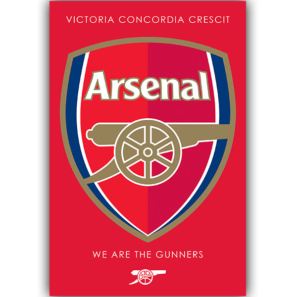 Arsenal FC Logo Poster | Soccer Wearhouse