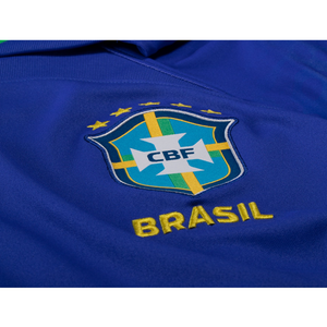 Nike Brazil Pele Away Jersey 22/23 (Paramount Blue/Green Spark)