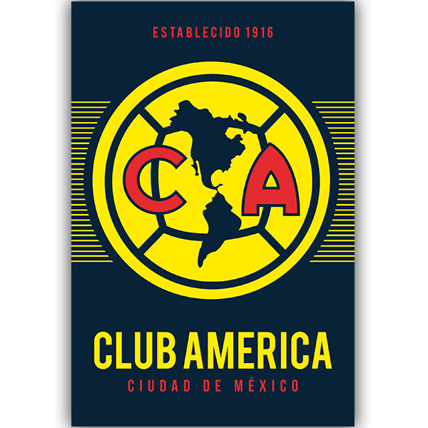 Club America Crest Poster | Soccer Wearhouse