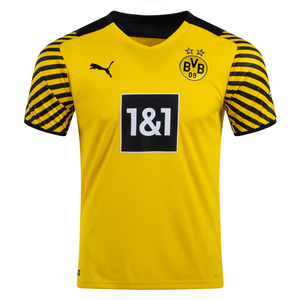 Puma Dortmund Home Jersey 21/22 (Cyber Yellow/Black)