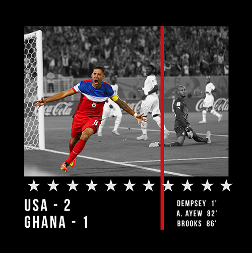 Clint Dempsey USA vs Ghana T-Shirt | Soccer Wearhouse