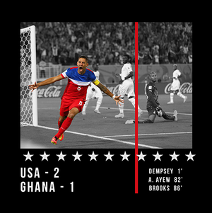 Clint Dempsey USA vs Ghana T-Shirt | Soccer Wearhouse