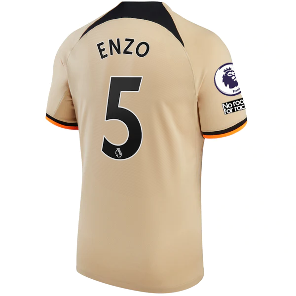 CHELSEA FC ENZO 5 3rdユニ Nike Chelsea Enzo Fernandez Third Jersey w/ EPL + No Room
