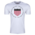 Camiseta del Centenario de los Estados Unidos de Football Machine (Blanco)