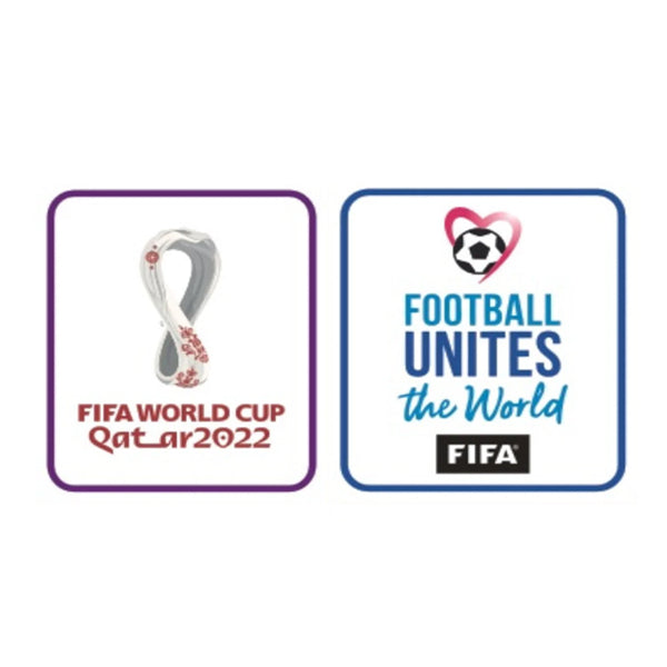 2022 World Cup Patch Set Badge Soccer Jersey Living Football Unites World Qatar