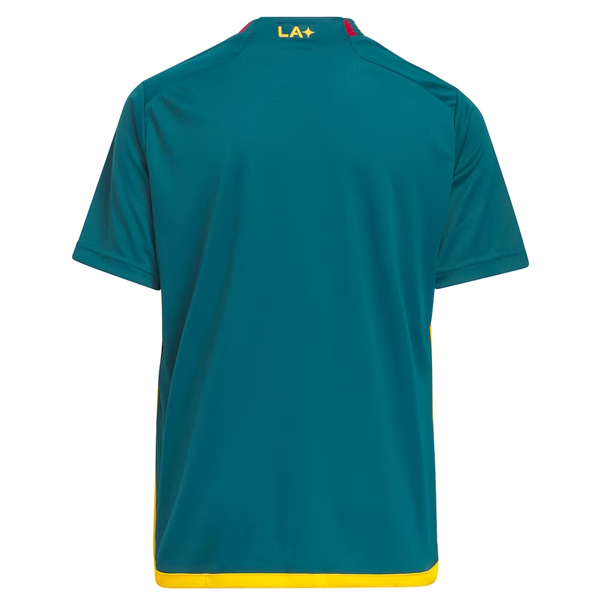 adidas Youth La Galaxy Away Jersey 23/24 (Green/Yellow) - Soccer Wearhouse