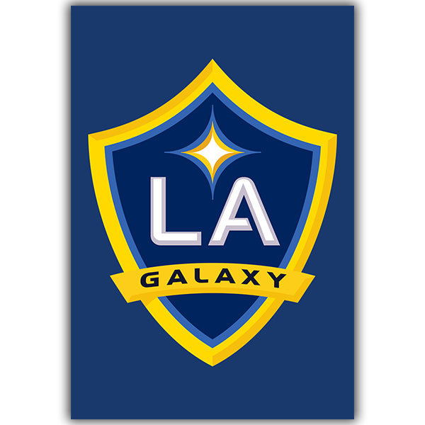 LA Galaxy Crest Poster | Soccer Wearhouse