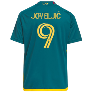 adidas Youth La Galaxy Joveljic Away Jersey 23/24 (Green/Yellow)
