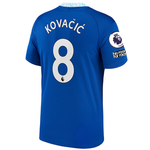 Nike Chelsea Matteo Kovacic Home Jersey w/ EPL + Club World Cup Patches 22/23 (Rush Blue)