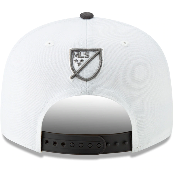 New Era LAFC 9Fifty Snapback Hat (White/Silver) | Soccer Wearhouse