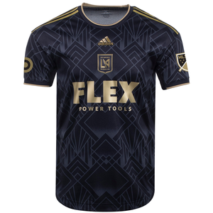 adidas LAFC Authentic Jesus David Murillo Home Jersey w/ MLS + Target Patches 22/23 (Black/Gold)