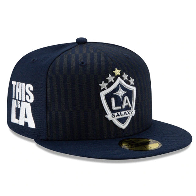 New Era LA Galaxy 9Fifty Snapback 5 MLS CUP STAR HAT (Navy) | Soccer Wearhouse