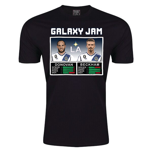 LA Galaxy Jam - Donovan and Beckham Retro T-Shirt | Soccer Wearhouse