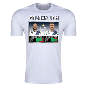 LA Galaxy Jam - Donovan and Beckham Retro T-Shirt | Soccer Wearhouse