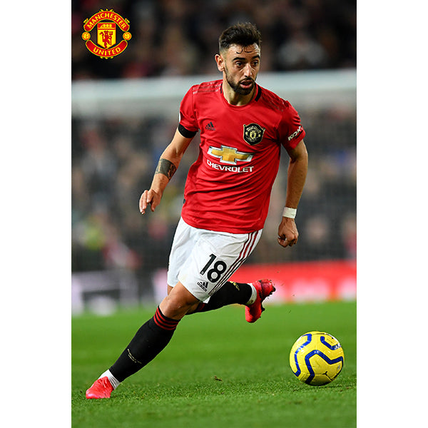 Manchester United Fernandes Poster | Soccer Wearhouse