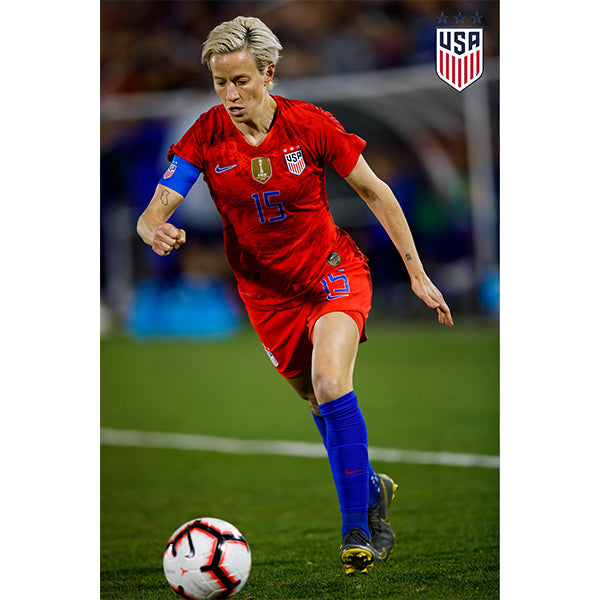 USA Megan Rapinoe Away Poster | Soccer Wearhouse