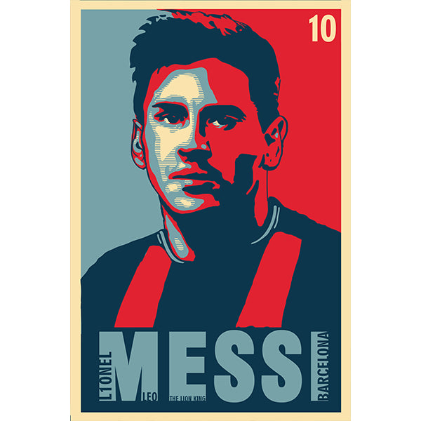 FC Barcelona Messi Poster | Soccer Wearhouse