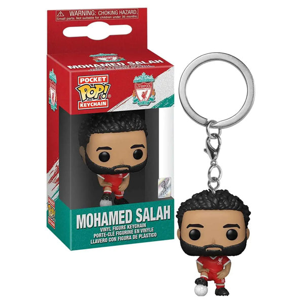 Mohamed Salah Liverpool Mini Funko Pop Keychain - Soccer Wearhouse