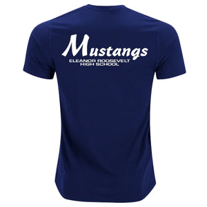adidas Roosevelt Mustangs Creator Tee (Navy) | Soccer Wearhouse