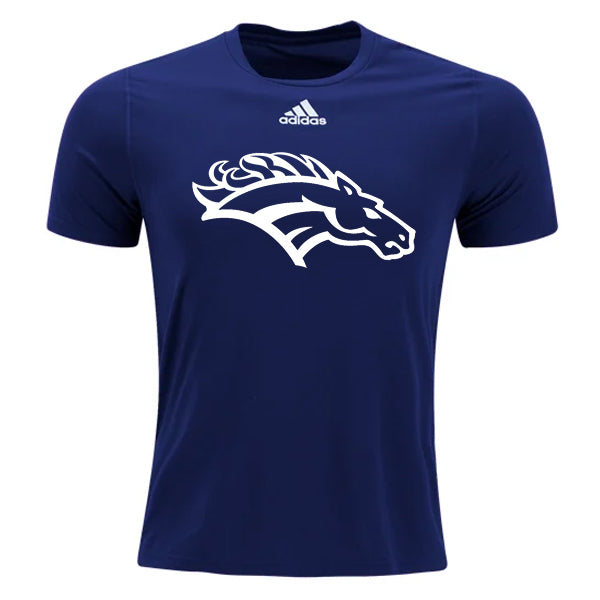 adidas Roosevelt Mustangs Creator Tee (Navy) | Soccer Wearhouse