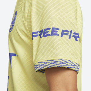 Nike Club America Home Authentic Match Player Jersey 22/23 (Lemon Chiffon/Medium Blue)