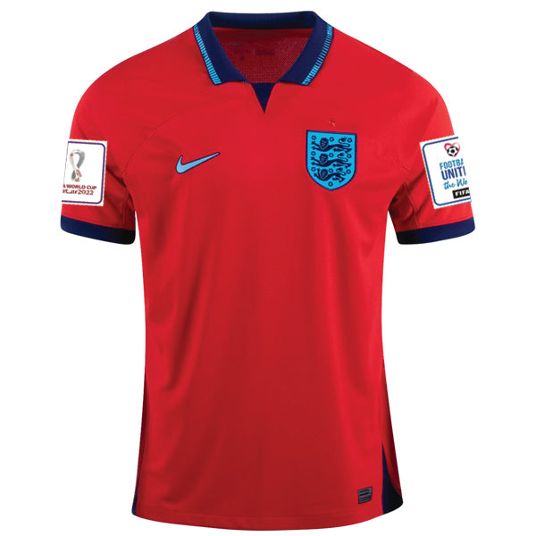 Nike England Away Jersey 22/23 w/ World Cup 2022 Patches
