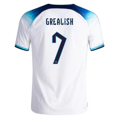 Nike England Jack Grealish Away Jersey 22/23 (Challenge Red/Blue Void) Size L