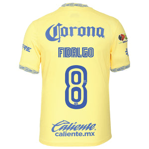 Nike Club America Fidalgo Home Authentic Match Player Jersey 22/23 w/ LIGA MX Patch (Lemon Chiffon/Medium Blue)