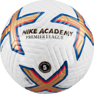 Nike Premier League Academy Soccer Ball (White/Gold/Blue)