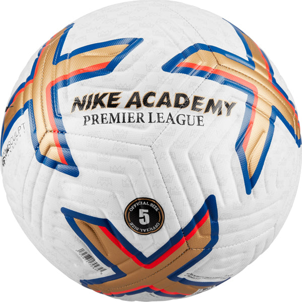 vonnis Ondeugd Vooroordeel Nike Premier League Academy Soccer Ball (White/Gold/Blue) - Soccer Wearhouse