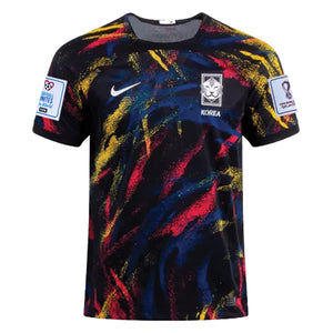 Nike South Korea Away Jersey 22/23 w/ World Cup 2022 Patches (Black/White) Size M