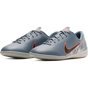 Nike Jr Mercurial Vapor 12 Academy GS IC Indoor Court Soccer Shoes (Armory Blue/Wolf Grey) | Soccer Wearhouse