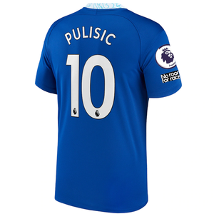 Nike Chelsea Christian Pulisic Home Jersey w/ EPL + Club World Cup Patches 22/23 (Rush Blue)