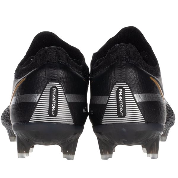 Nike Phantom GT2 Elite FG Black Metallic Gold Soccer Wearhouse