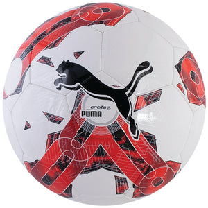Balón de fútbol Puma Orbita 6 MS (Blanco/Rojo)